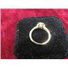 Image 2 : 10kt Gold and Diamond Ring Size 5 Total Weight 1.9 Grams 