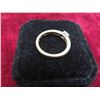 Image 2 : 14kt Gold and Diamond Ring Size 6 1/2 Total Weight 4.1 Grams 