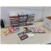 Image 1 : 60+ DVDs Includes 3 Unopened, 1 Blue Ray, Kindergarten Cop, 