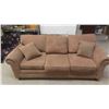 Image 2 : Microsuede Couch 88'' W , Love Seat 64'' W 