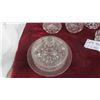 Image 2 : Pressed Glass Collection , Fruit Stand, Butter Dish, Cream and Sugar 