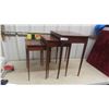 Image 1 : 3 Mid 1800s Nesting Tables - Biggest is 22 1/2'' x 14'' x 20'' 