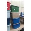 Image 3 : 8 Totes with Lids 