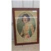 Image 1 : 1924 Framed Calender 24'' x 35'' Star Brand Shoes are Better 