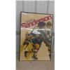 Image 1 : 1970 Derek Sanderson Hockey Poster 24'' x 36'' Framed Up 