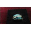 Image 2 : Size 7 Sterling Silver Blue, Green, Opal Ring 7.5 Grams 