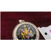 Image 2 : Vintage 1960 Enamel 50 Cent Silver Pendant 