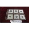 Image 1 : 6 George V Canadian Pennies 1919, 1920, 1921,  1928, 1929, 1932