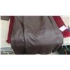 Image 8 : Size 16 Genuine Leather Brown Ladies Coat with Removable Fox Collar 