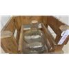 Image 2 : Water Glass Bottle in Wood Protective Case 