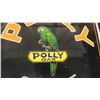 Image 2 : Polly Gas Porcelain Sign 12'' x 12'' with 5 Colors and Graphics of Parrot 