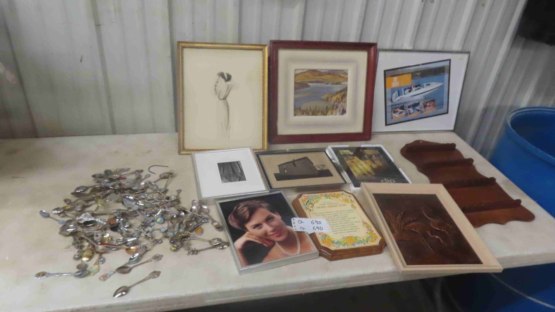 Pictures, Souvenir Spoons, Spoon Rack - McSherry Auction Service Ltd.
