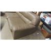 Image 1 : Leather/Leather Style Couch 82'' Wide 
