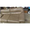 Image 2 : Leather/Leather Style Couch 82'' Wide 