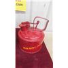Image 2 : 2 Gas Cans - Texaco Gasoline, Safety Can