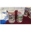 Image 2 : 7 Stein Mugs (4) Have Boxes : (4) Budweiser , Miller , Coors 