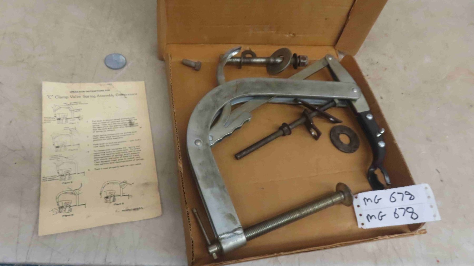 Valve Spring Compressor Assembly Specialty C Clamp Valve Spring Assembly Compressor