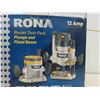 Image 12 : Rona Router Twin Pack , Plunge , Fixed Bases , Work Base 12