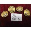 Image 1 : 4 Vintage Canada Customs Buttons 
