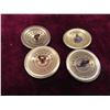 Image 2 : 4 Vintage Canada Customs Buttons 