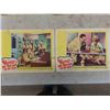 Image 3 : 6 Vintage Movie Theatre Lobby Cards 11'' x 14'' , 4 From 