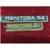 Image 2 : 7 Manitoba Metal License Strips 1954, 61, 63, 66, 68, 69, 70