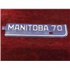 Image 5 : 7 Manitoba Metal License Strips 1954, 61, 63, 66, 68, 69, 70