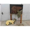 Image 2 : 7 Wooden Pieces Nativity Scene Tallest Piece is Approx 72'' 