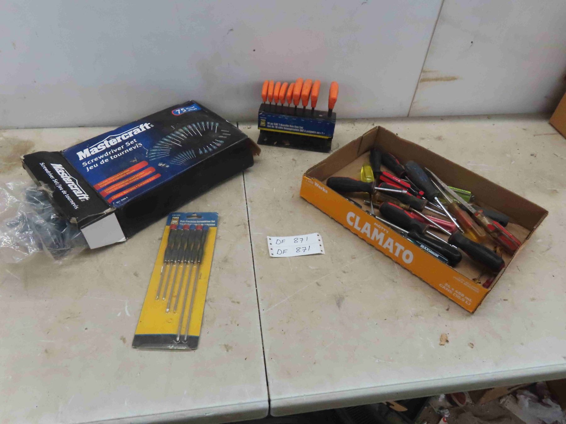 Mastercraft Screwdriver Set, 9pce SAE Hex Key Set, Various - McSherry ...