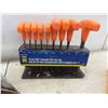 Image 2 : Mastercraft Screwdriver Set, 9pce SAE Hex Key Set, Various 