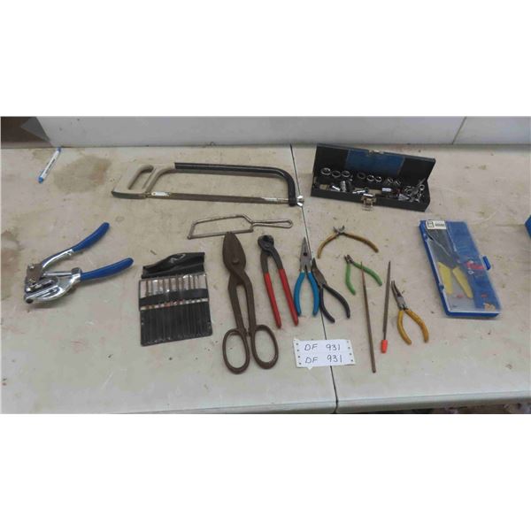 Metal Punch , Tin Snips , Hack Saw , Pliers , Crimper , Tap 
