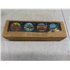 Image 8 : Vintage Magic Projector Box with 7 Glass Slides 