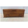 Image 2 : Wood Silverware Chest , Wood Crate Keens Oxford Blue 14'' x 