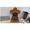Image 2 : Decorative Wood Clock Box 15'' x 5'' x 22'' H , Wooden Hangers 