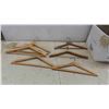 Image 9 : Decorative Wood Clock Box 15'' x 5'' x 22'' H , Wooden Hangers 