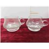 Image 2 : Glass Punch Bowl , Ladle & 12 Glasses 