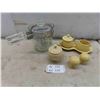 Image 1 : Fiesta : Cream and Sugar with Lids and Tray , Salt and Pepper 