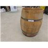 Image 2 : Wood Barrel 24'' H x 18'' D 