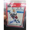 Image 2 : Signed Thomas Steen Winnipeg Jets Card
