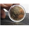 Image 2 : Chinese Zodiac Tiger 24kt Gold Plated Half Dollar 