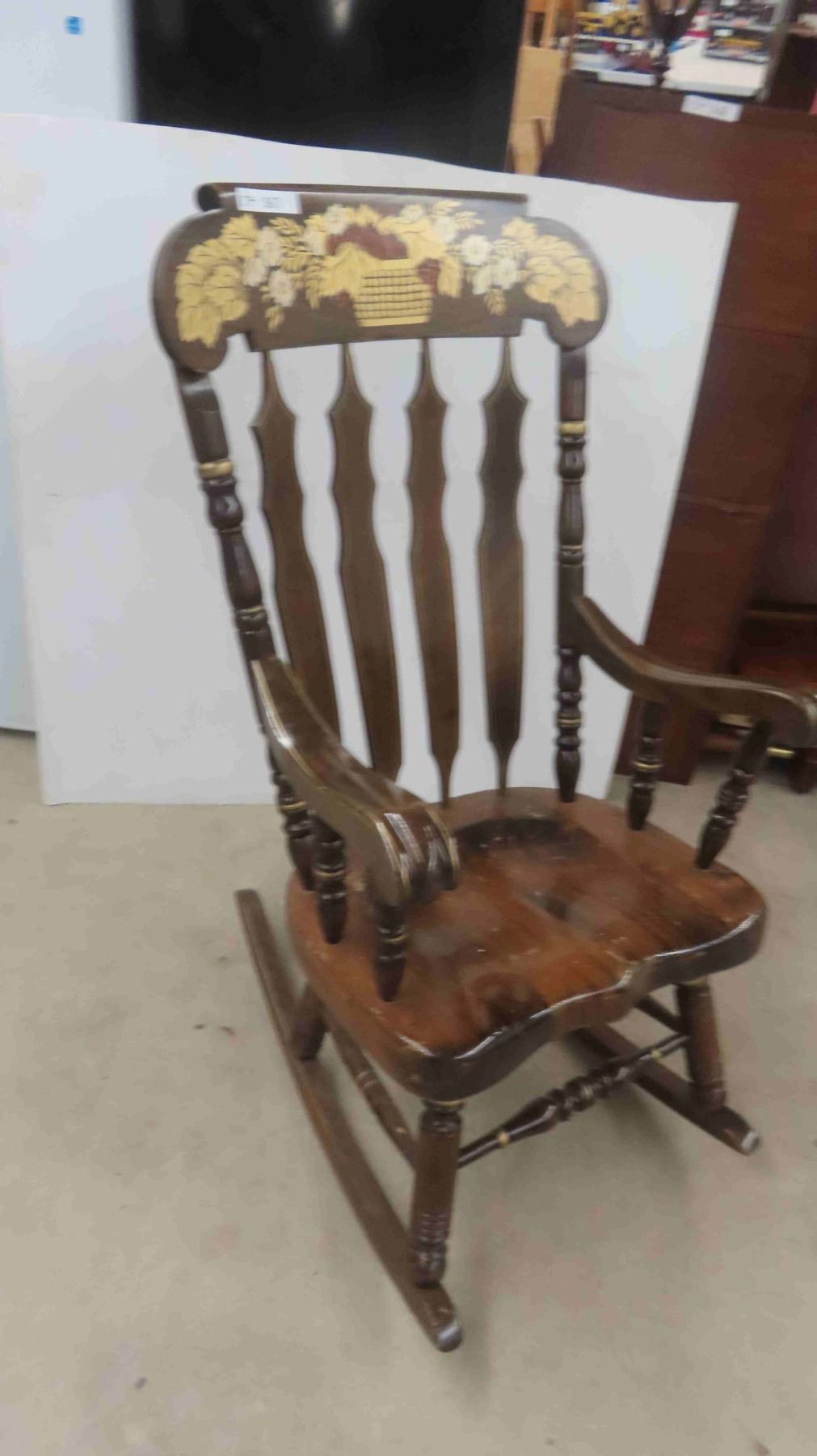 Big Baba Rocking Chair with Inlay Design