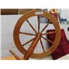 Image 2 : Hand Crafted Wooden Spinning Wheel - Great