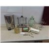 Image 1 : Metal Book Stand , Glass Mugs , Stainless Steel Garbage Can
