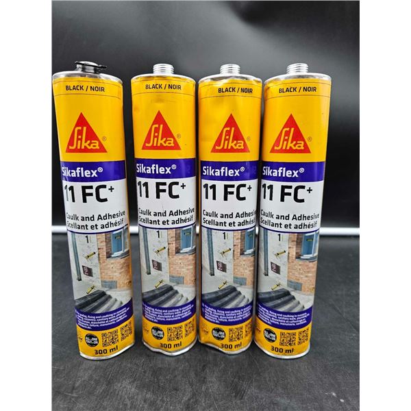 Sikaflex 11 FC Caulk and Adhesive Sealant (4 x 300ml)