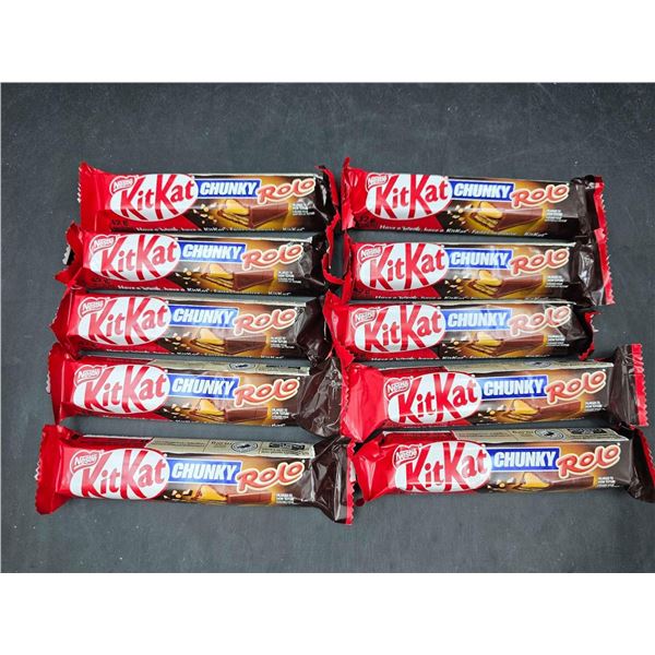 Nestle KitKat Chunky Rolo Candy Bars (10 x 42g)