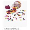 Image 3 : 500pcs B. Pop Arty Kit-Bracelets, Rings