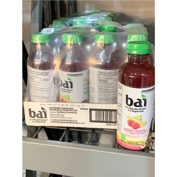 Bai Raspberry Lemon Lime Flavored Beverage 12 x 530ml