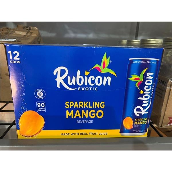 Rubicon Exotic Sparkling mango Beverage 12 x 355ml