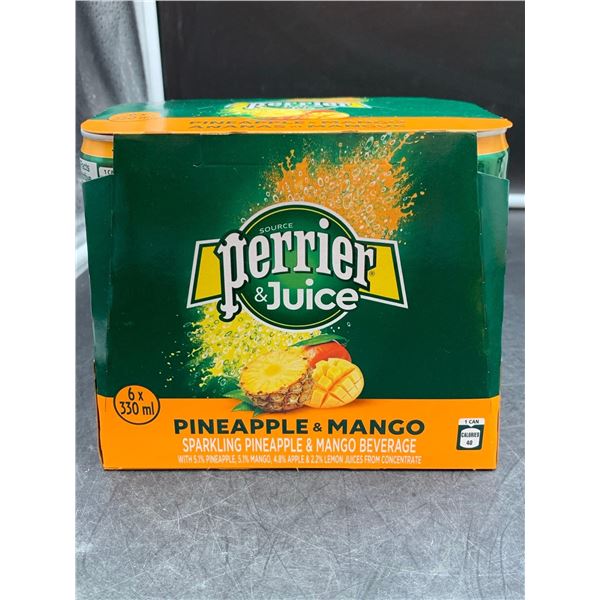 Perrier & Juice Pineapple & Mango Sparkling Beverage (6 x 330ml)