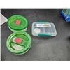 Image 2 : Lot of Plastic Food Storage Containers